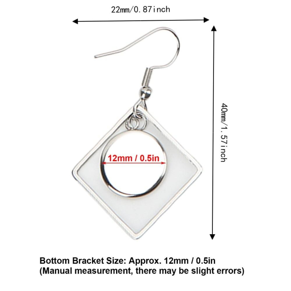 20Pcs Hollow Out Earring Bezel Trays 12mm Earring Base Settings Earring Blanks DIY Jewelry Findings