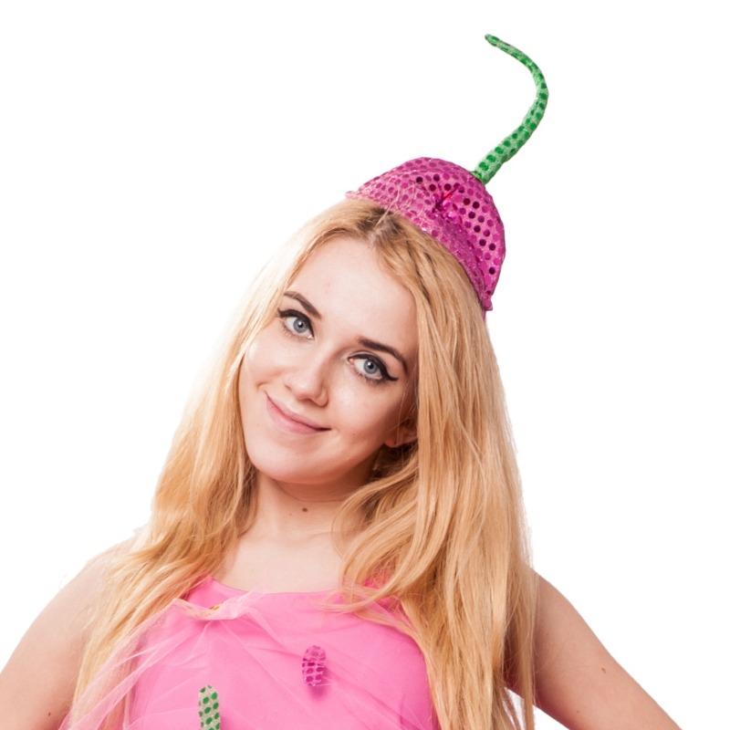 Halloween Mardi Gras Ice Cream Doll Cosplay Ball Stage Uniform Adult Cake Hat Show