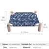 Cat Bed House Outdoor Universal Pet Bed Removable Breathable Pet Hammocks Bed for Cat Small Dog Durable Wood Frame Canvas Beds