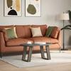 VidaXL Pieds de table basse en U 2 pièces Acier naturel 28 x (42-43) cm Acier 4012759