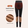"Women's High-Waist Fleece-Lined Thermal Leggings for Autumn/Winter"