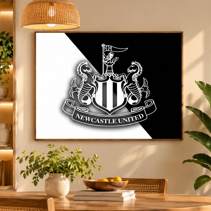 5D Diamond Painting Newcastle United Football DIY Full Drill Diamond Art Kit Home Decoration