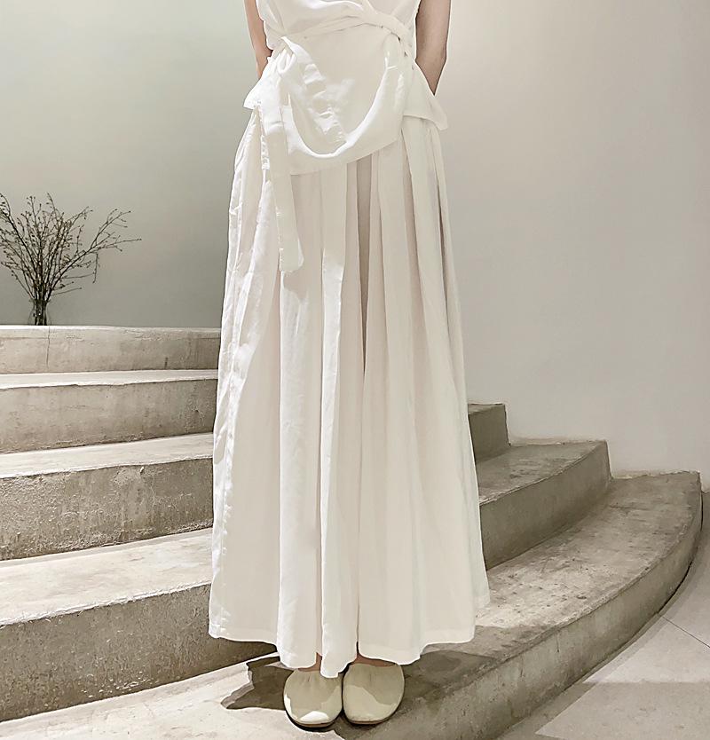 Xun'an Comfortable Loose Yoga Rayon Wide-Leg Pants – 2 Colors