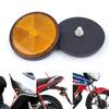 Circular Reflector Car Trucks Motorcycle Bicycle Night Reflector Reflective Refraction Light Motor Lighting Parts for Traile
