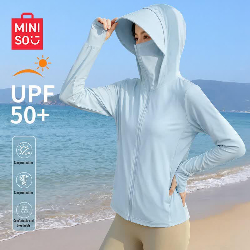 MINISO Women's Lightweight UPF50+ Sun Protection Hoodie