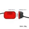 1/2 Stück Elektroroller Rücklicht Rücklicht Rückleuchten für Kukirin G2 Pro DB Ersatz Elektroroller Zubehör