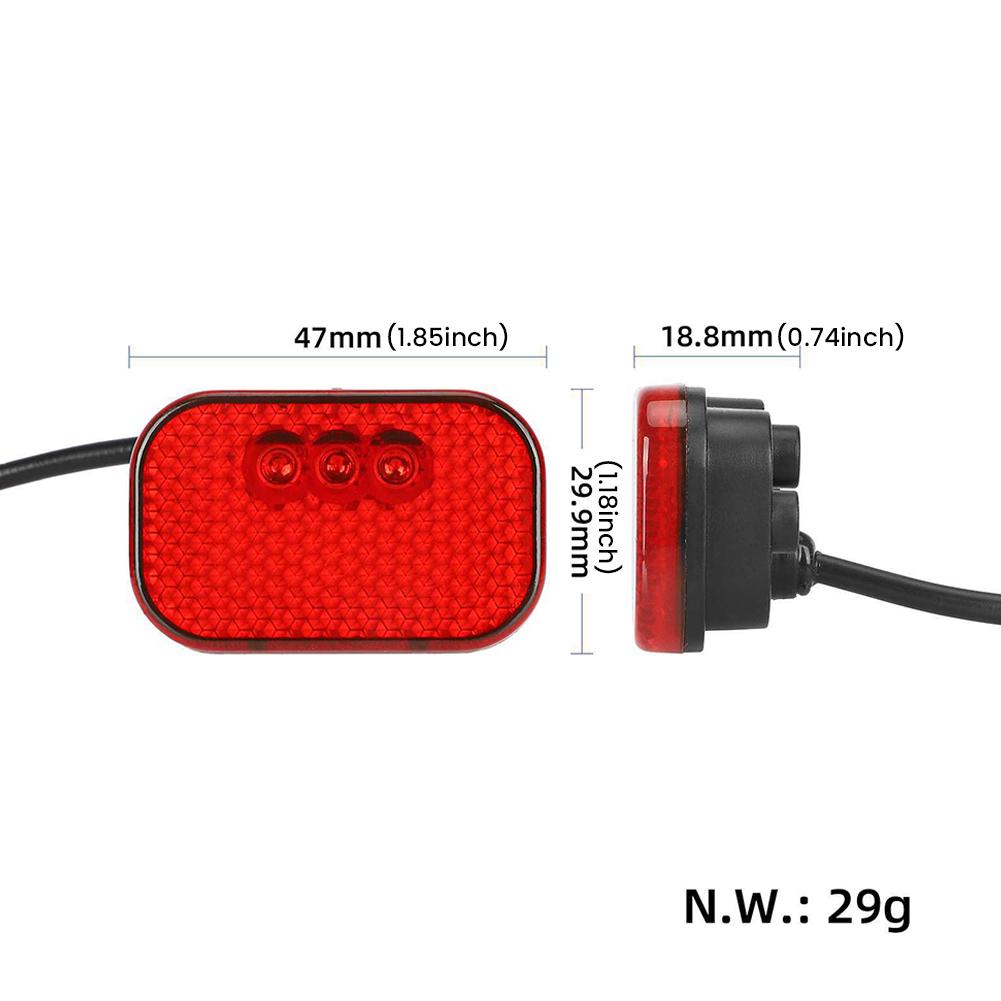 1/2Pcs Electric Scooter Taillight Rear Lamp Tail Lights for Kukirin G2 Pro DB Replacement Electric Scooter Accessories