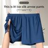 Plus Size Men's Spring and Summer Ice Mesh Hole Breathable Loose Comfortable Skin Friendly Underwear