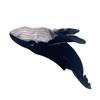 Acrylic Whale Hair Clip Elegant Whale Hair Clamp Multifuntional Hairstyle Accessory Suitable for Wedding and Party