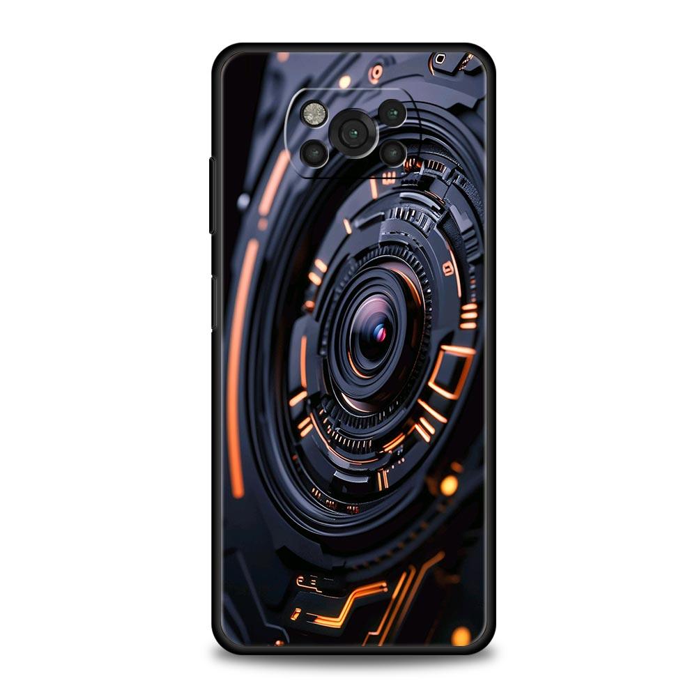 Retro Camera Phone Case Cover for Xiaomi Poco F7 Ultra F6 F5 F4 F3 X6 X5 X4 X3 NFC C51 C55 M4 GT 5G Soft TPU Shell Fundas Capas