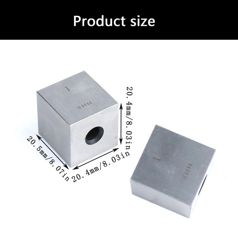 High Accuracy Carbon Steel Measuring Device Rectangular Style With Central Hole Suitable For Workshop Calibration Tasks