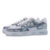 Nike Air Force 1 City Memories Gri Rezistent la Abraziune Antiderapant Pantofi de Skateboard cu Top Jos Bărbați Gri Albastru IR0952-002(Echipa626-)