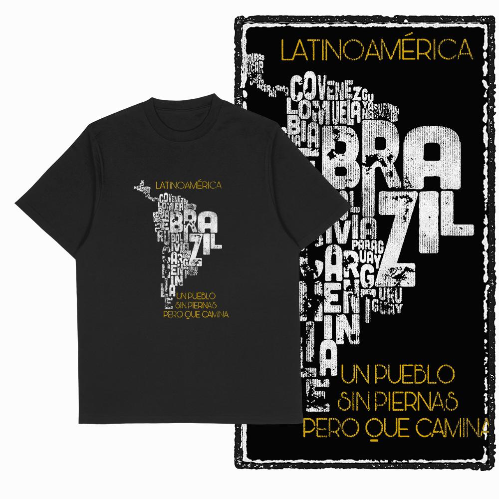 Coolmind X0044 Latin Spirit Graphic Tee 100% Cotton Exclusive Graphic Men Tshirt Big Size Streetwear T Shirt for Men Tee Shirts