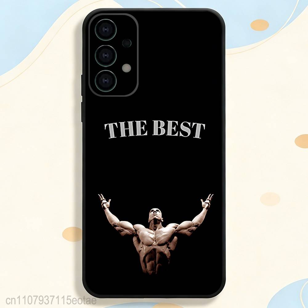 Bodybuilding muscle training barbell Case for Samsung S series s21 s22 s23 s24 s25 FE Plus Ultra TPU Soft to Skin-friendly case