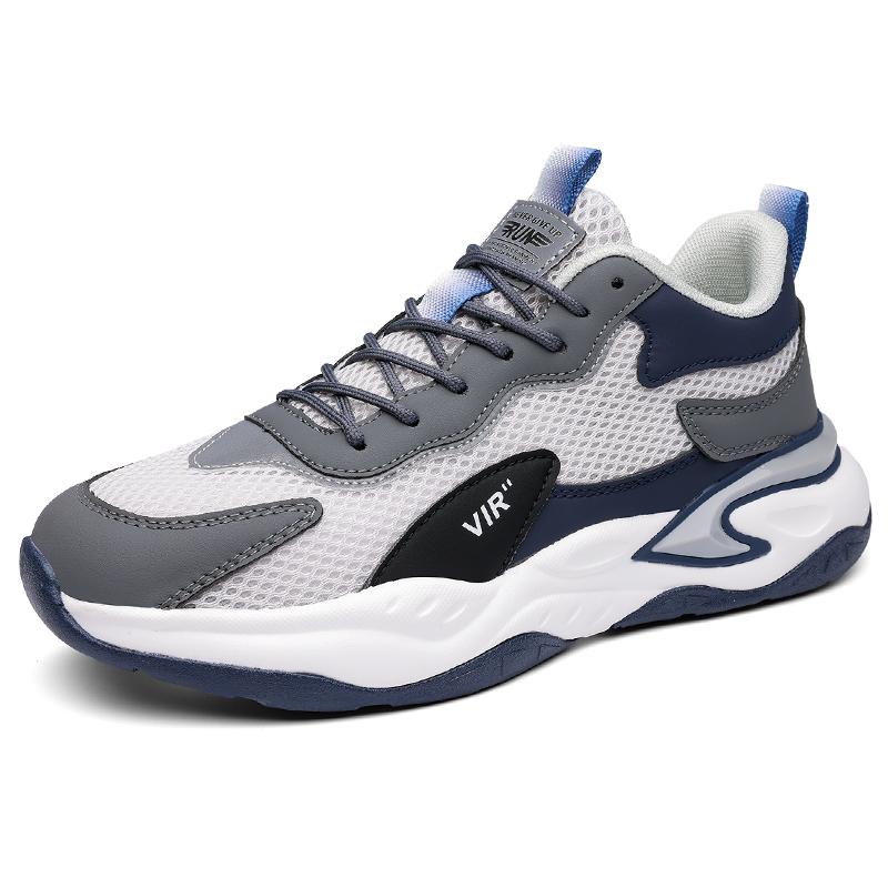 Autumn Spring Running Men Loafer Shoes Blue Tennis Sports Lightweight  Rebound  Breathable  Odorous  Durable Sports Shoes