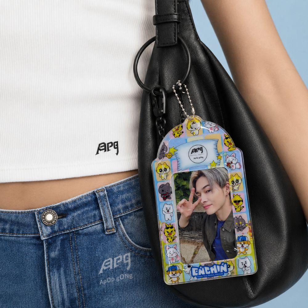 ApopGong × ENCHIN Cute Cartoon Photocard Holder