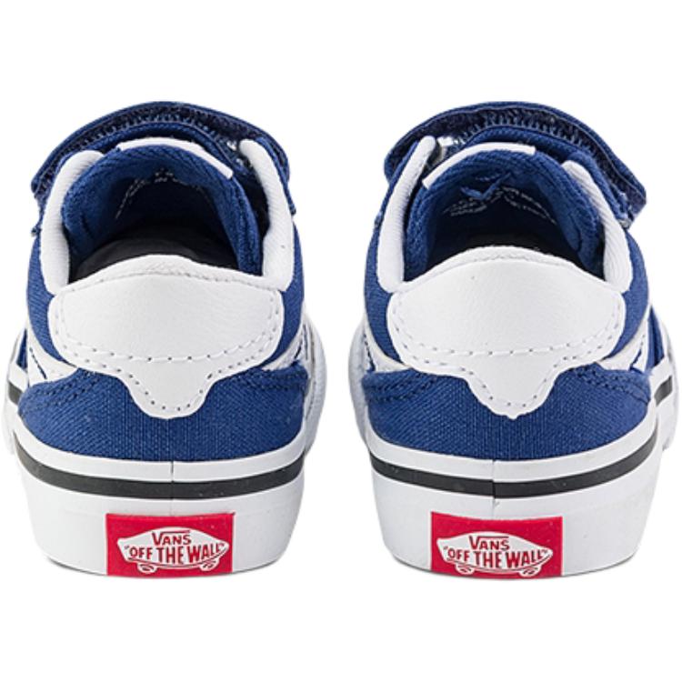 Vans Brooklyn LS V Active Sports Casual Series Comfortable Versatile Low-Top Walking Shoes Baby sneaker Navy VN000D7X5TU