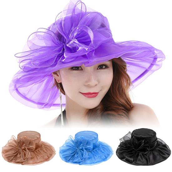 Women's Fashion Summer Church Kentucky Derby Cap British Tea Party Wedding Hat
