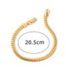 1pcs Bracelet For Men And Women Simple Fashion Style 5mm Lace Copper Side Chain With Lobster Clasp Hand Jewelry