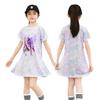 Children'S Girl Summer Princess Dress Girls Fashion Cute Thin Short-Sleeved Dress Outside Performance Clothes