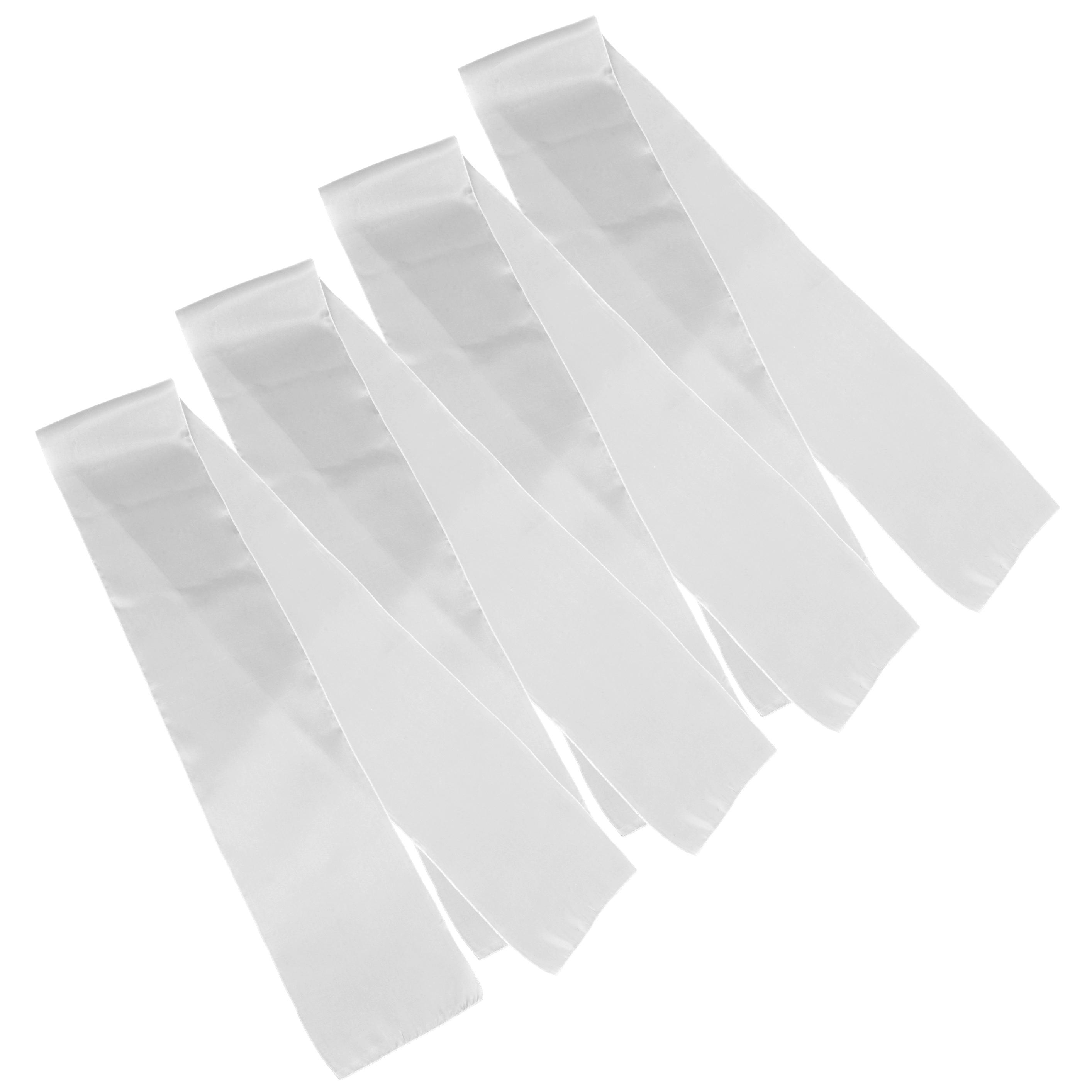 

4 шт. гладкая ткань дорожка для стола вечеринка Рождество день рождения атласная декоративная скатерть