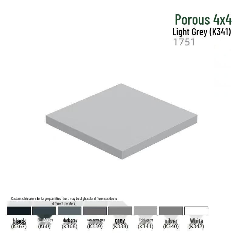 

Мінімум 1 ГБ: Міжнародні будівельні блоки MOC, сумісні з High 1751 - Гладка панель 4x4, дрібні деталі 1 piece світло-сірий колір