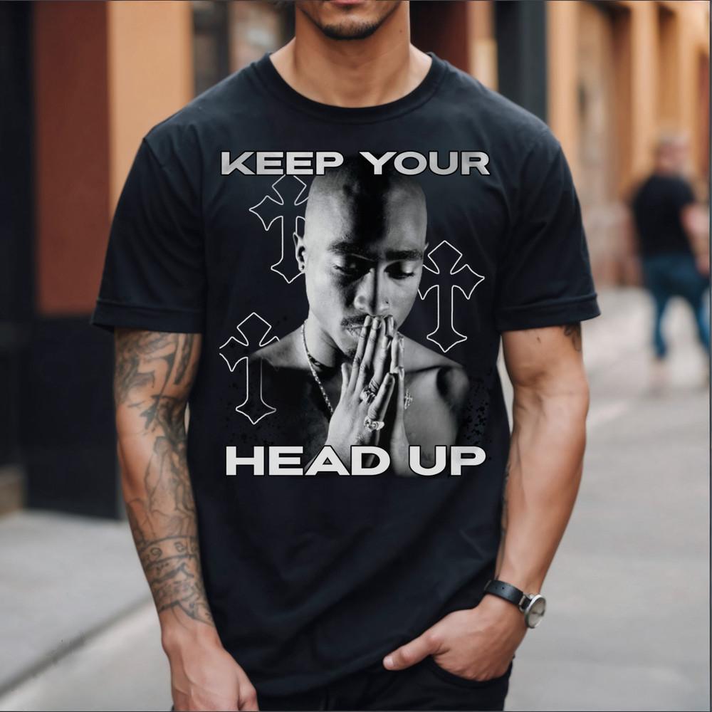 2pac T Shirt  All Eyez On Me vintag rap tee Tupac Death Row Snoop Unisex T-Shirt L