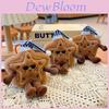 Star Cookie Plush Keychain With Smiling Face Soft Toy For Kids And Teens