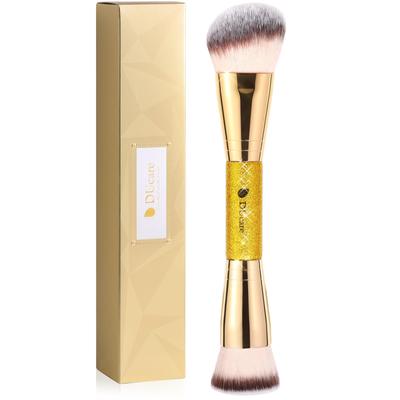 Dual-Ended Sculpting Foundation Make-up Pinsel Puder Concealer Rouge Pinsel für flüssige Creme Kontur Blending Gesichtspinsel