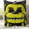 Coperta in Flanella Horror Freddy F-FNAF Games, Coperta in Peluche Calda Ultra Morbida per Casa Camera da Letto Letto Divano Ufficio Campeggio Picnic
