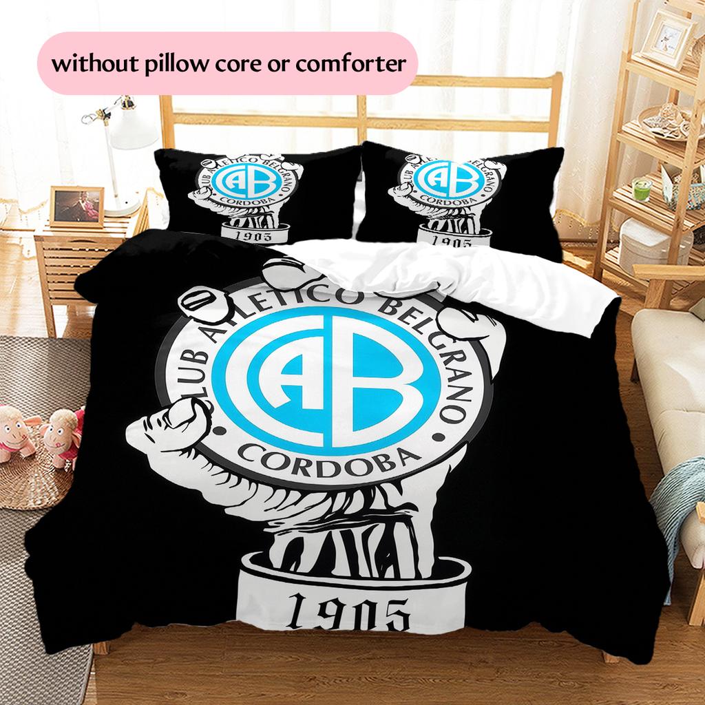 Belgrano Athletic Club Pattern Bedding Home Decoration Birthday Gift (1 * duvet cover + 2 * pillowcase, without core)
