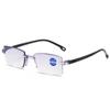 Frameless Trimmed Anti-Blue Reading Glasses Intelligent Zoom Running Rivers And Lakes Reading Glasses Eye Protection Wind Far And Near Dual-Purpose