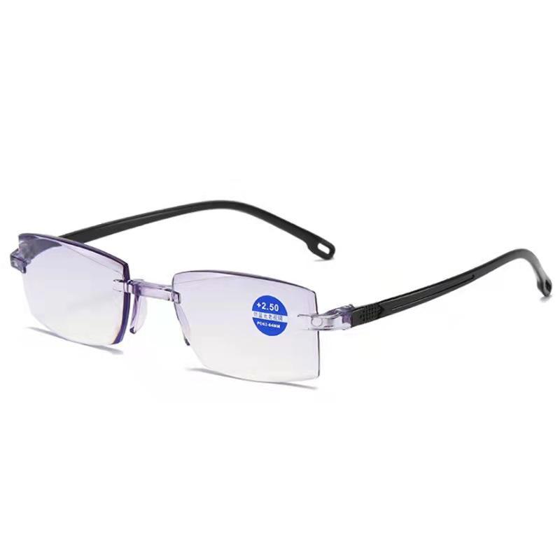Frameless Trimmed Anti-Blue Reading Glasses Intelligent Zoom Running Rivers And Lakes Reading Glasses Eye Protection Wind Far And Near Dual-Purpose