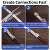 LED Connector LED Strip Connectors Sturdy 8mm User-Friendly LED Connector Versatile LED Strip Light Connectors LED Light Strip
