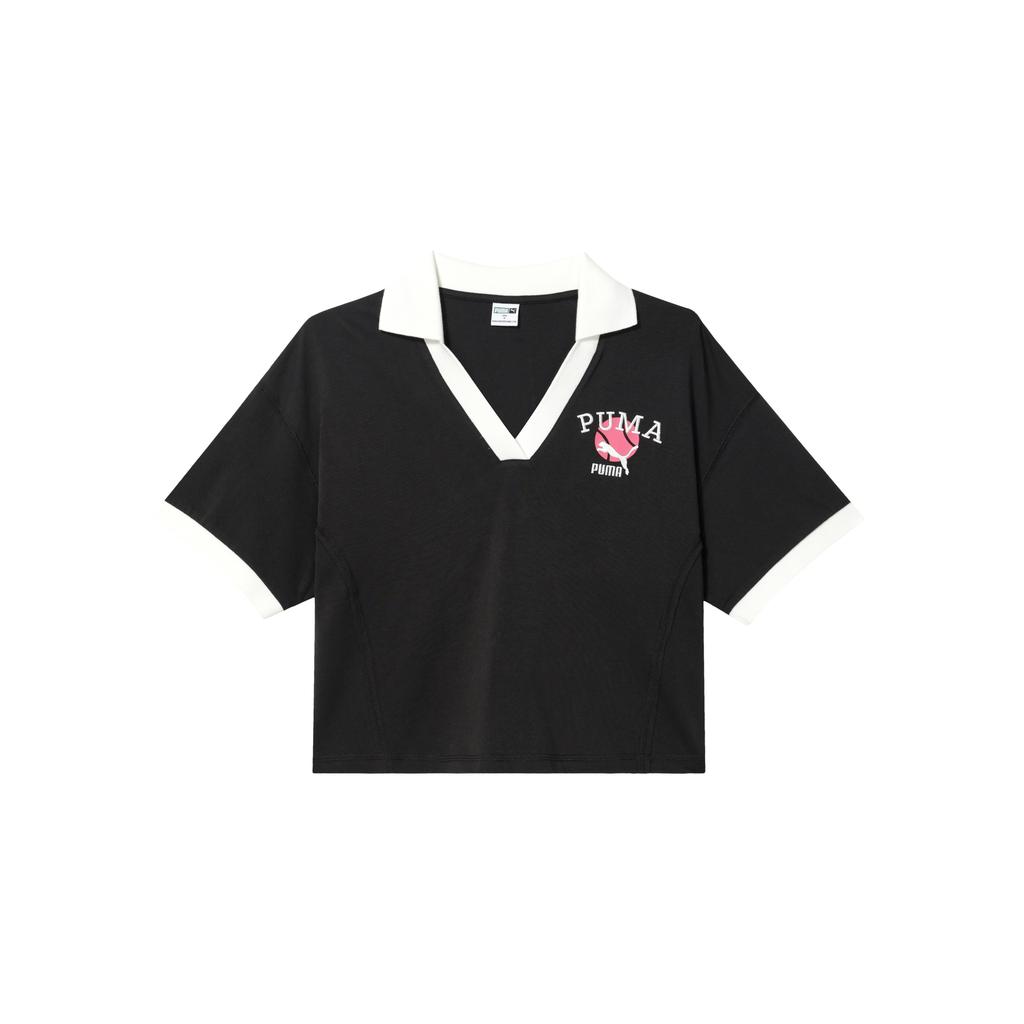 New PUMA Polo Shirts Women's Black 622971-01