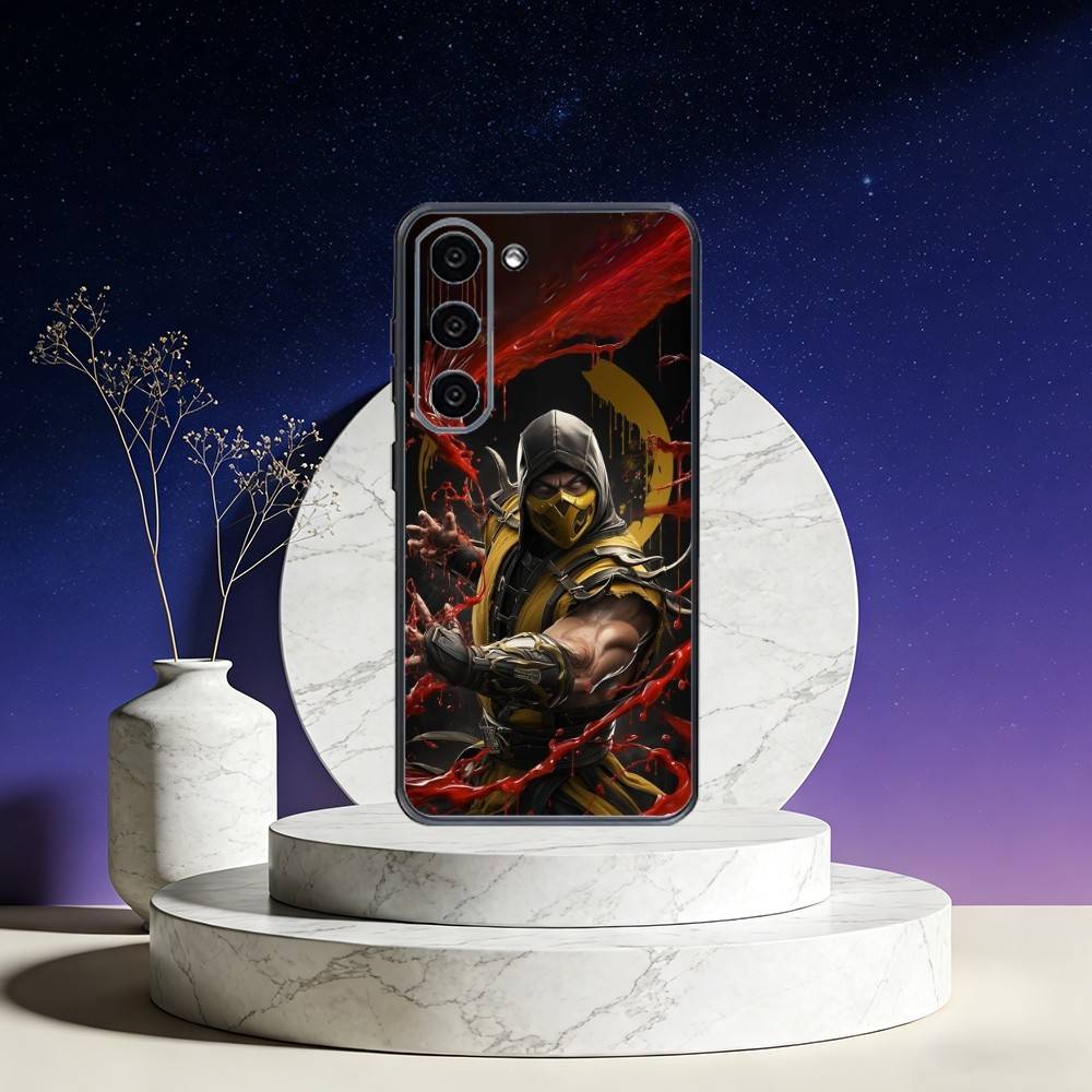 Game MortalS K-Kombat Cool Phone Case For Samsung Galaxy A73,A72,A71,A70,A53,A52,A51,Others Soft Black Cover