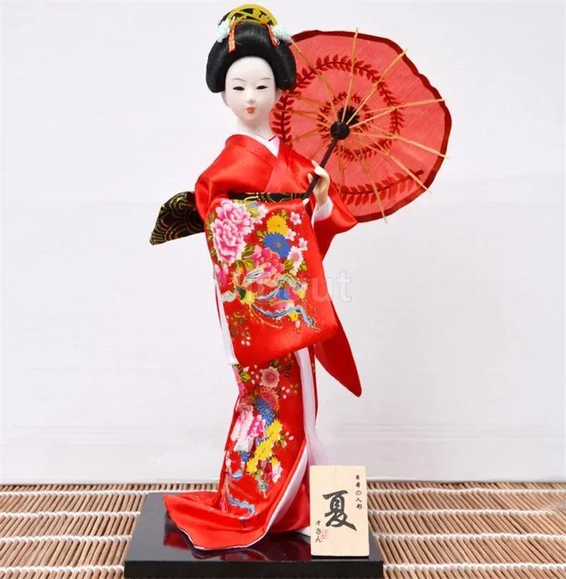 Gejša japonské kimono panenka loutka mořské plody sushi obchod restaurace vyzdobit nástroj roztomilá hračka ozdoba ozdoby dárky řemesla 1-28