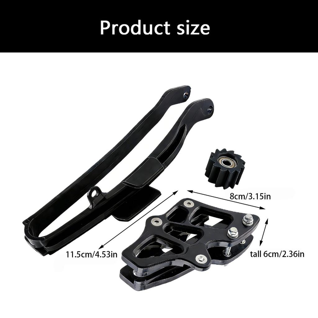 Dirt Bike Chain Guide And protect Pair Fits Certain Series 250F 450F 2007 2023 ABS Construction