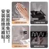 New Suction Cup Wall-mounted Creative Wall-type Household Bathroom Ashtray Ashtray Toilet Stainless Steel Ashtray