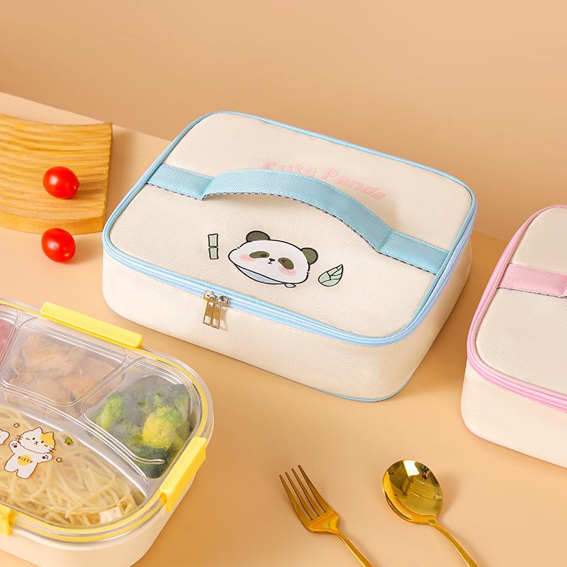 Insulated Large-Capacity Oxford Cloth Lunch Bag for Students