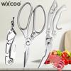 WXCOO Stainless Steel Kitchen Scissors Set Comfortable Handle Perfect Kitchen Household Multifunctional Chicken Bone Scissors5