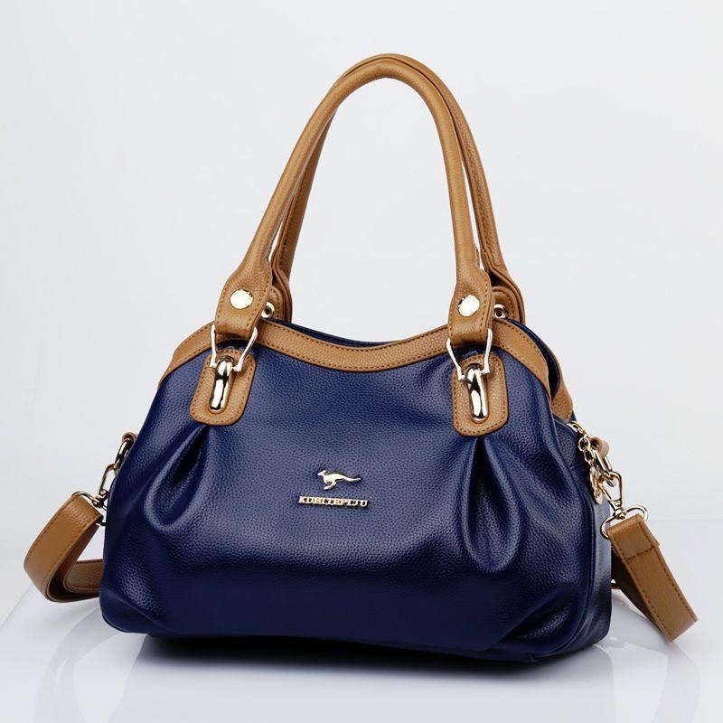 Fashion Women Bags Luxury Totes Bag Cowhide Leather Shoulder Handbags Lady's Bag Large Capacity Shopper Handbag