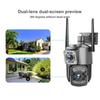 V380 Outdoor Waterproof HD Night Vision Wireless 4G Dual Camera for Home Monitoring