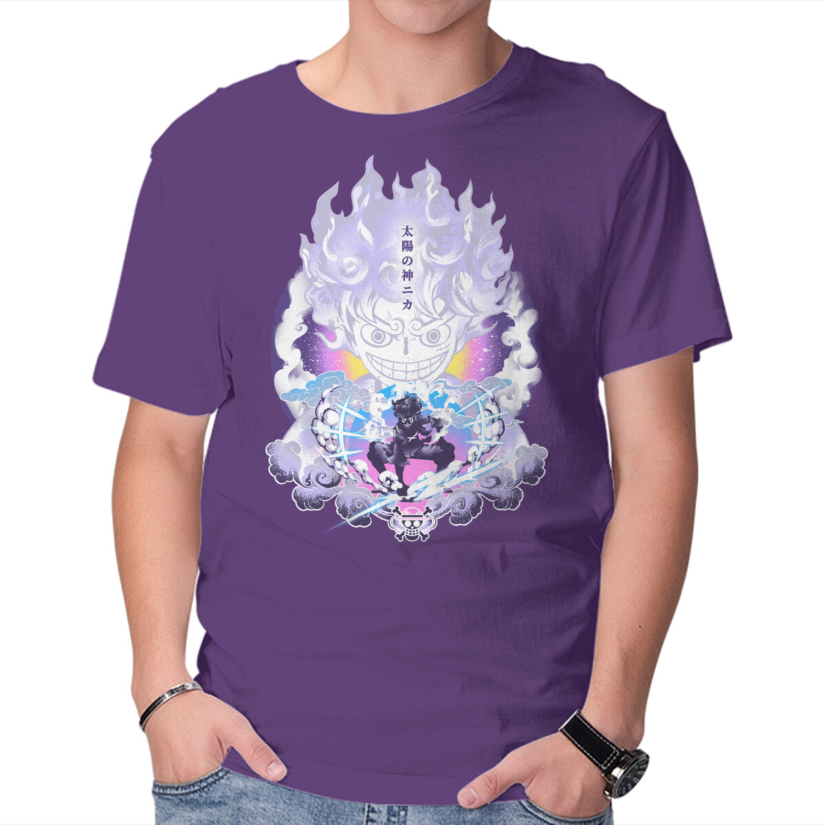 Unisex Crew Neck T-Shirt Awakening Gear Five Graphic Short Sleeve Casual Tee XL