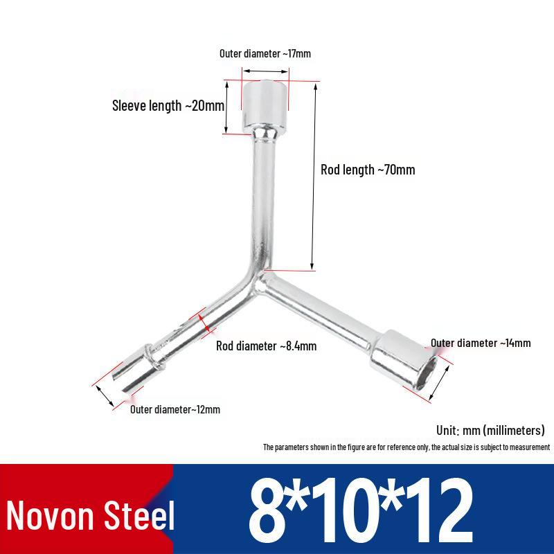 Многофункциональный набор Y-образных торцевых ключей из хром-ванадиевой стали для мотоциклов