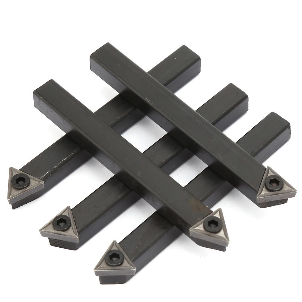 5 Stück 14 Zoll Wendeschneidplatten Hartmetall Drehmeißel für Drehbearbeitung Drehen