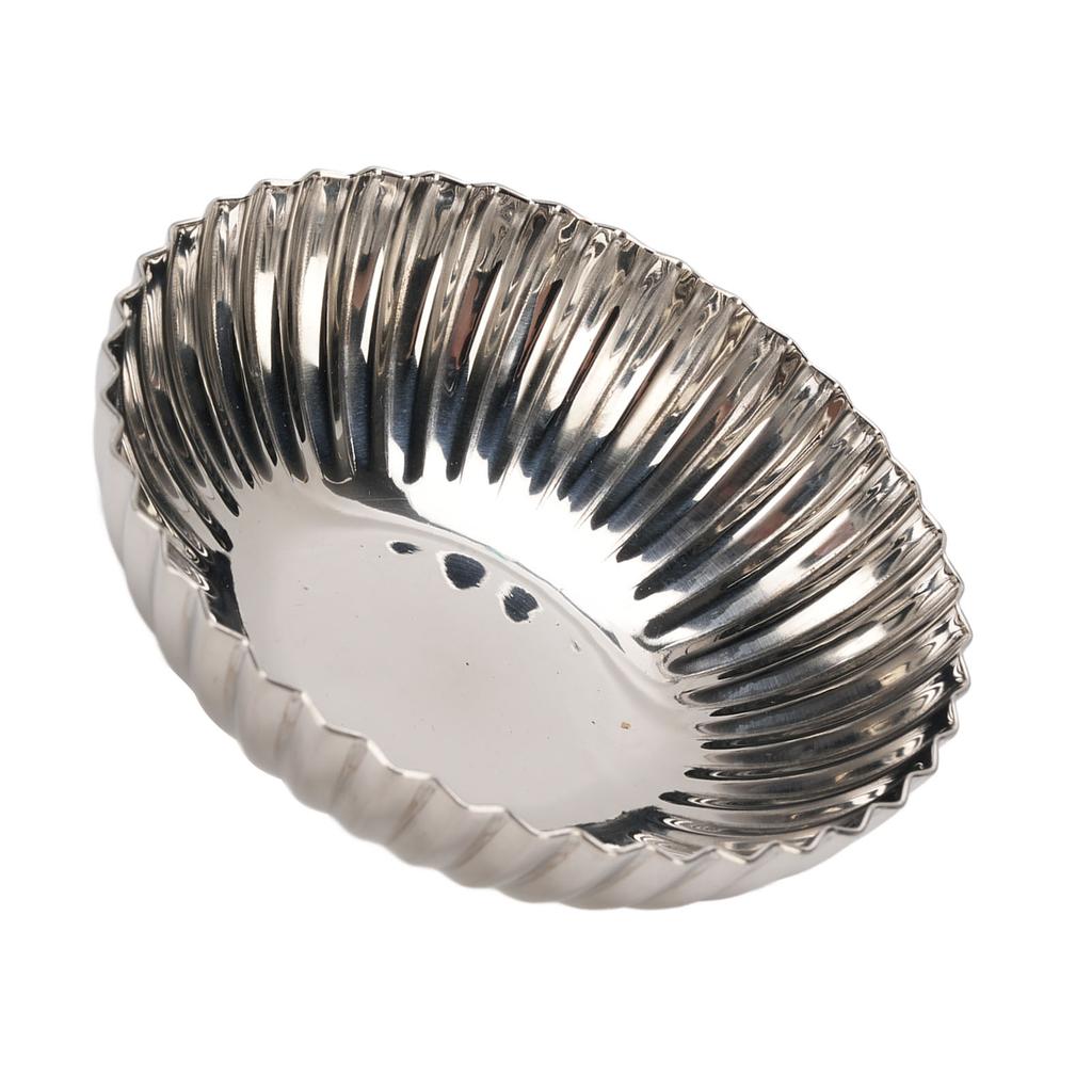Nerezová miska na dezerty Opakovaně použitelná Miska Držák na salát Dezert Kontejner pro DIY Zmrzlinu Jogurt Pudink 9.8x2.9x4cm