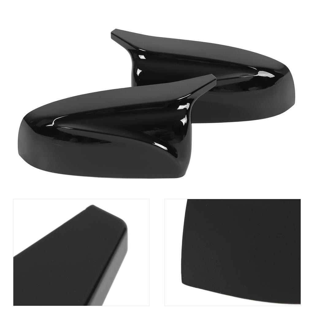 2pcs Car Side Door Rrview Mirror Cover   Trim Waterproof Replacement for E70 X5 20072013