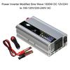 Power Inverter Vehicle Power Converter Universal Modified Sine Wave 1500W DC 12V/24V To