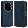 For vivo X100 Pro 5G Case Wallet Leather Phone Cover with Multiple Card Slots